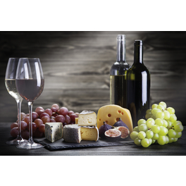 Glasboard »Bunch of Grapes«, mehrfarbig, Glas