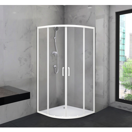 Glasdusche, HxT: 200 x 90 cm