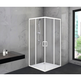 Glasdusche, HxT: 200 x 90 cm