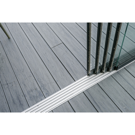 Glasschiebewandsystem, Aluminium, weiß