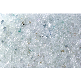Glassplitt, kristallfarben/klar, Marmor, PE-Sack