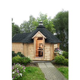 Grillkota, Kiefernholz, natur, BxT: 426 x 574 cm Grillkota, Kiefernholz, natur, BxT: 426 x 574 cm