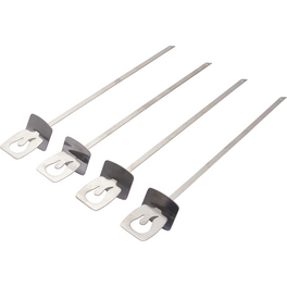 Grillspieß-Set, silberfarben Grillspieß-Set, silberfarben
