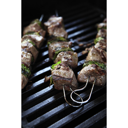 Grillspieß, Stahl Grillspieß, Stahl