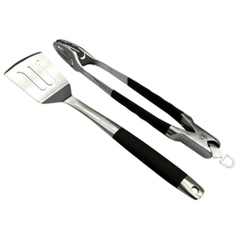 Grillzange, Länge: 45,5 cm, aus Edelstahl Grillzange, Länge: 45,5 cm, aus Edelstahl