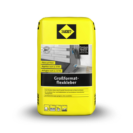 Großformatflexkleber, grau, 20 kg Sack Großformatflexkleber, grau, 20 kg Sack
