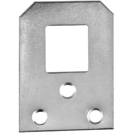 Haken »GECCO Spiegelbleche verzinkt«, silberfarben, Länge: 4,2 cm