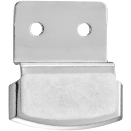 Haken »GECCO Spiegelhalter«, silberfarben, Länge: 2,8 cm