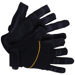 Handschuhe »Synthetik Leder«, schwarz