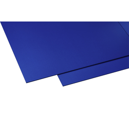 Hartschaumplatte, blau, Polyvinylchlorid (PVC)