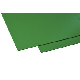 Hartschaumplatte, grün, Polyvinylchlorid (PVC)