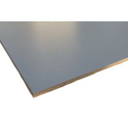 HDF-Platte, BxL: 600 x 1200 mm, Hochdichte Faserplatte (HDF), silberfarben