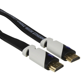 HDMI-Anschlusskabel, mit Ethernet, 3 m, Schwarz