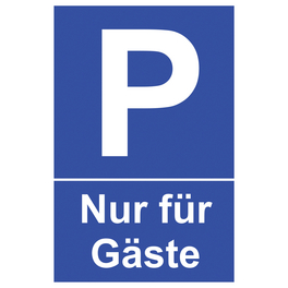 Hinweisschild, blau, rechteckig, BxH: 20 x30 cm