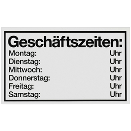 Hinweisschild, weiß, eckig, BxH: 25 x15 cm