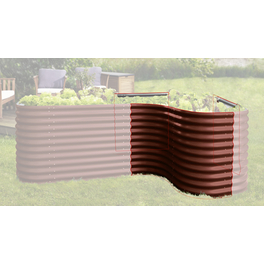 Hochbeeterweiterung »Terra«, BxHxL: 80 x 86 x 80 cm, Zincalume®