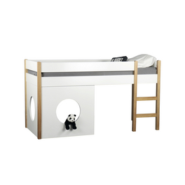 Hochbett, BxL: 99 x 210 cm, Mitteldichte Faserplatte (MDF) / Holz