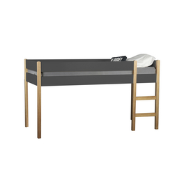 Hochbett, BxL: 99 x 210 cm, Mitteldichte Faserplatte (MDF) / Holz