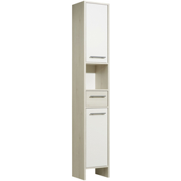Hochschrank »Quickset 350«, (BxHxT): 33 x 195,5 x 28 cm, braun
