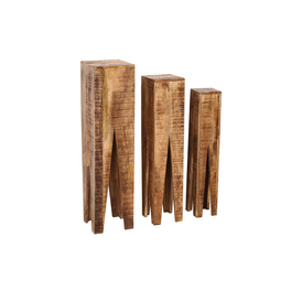 Hocker, Höhe: 100 cm, natur, 3 stk