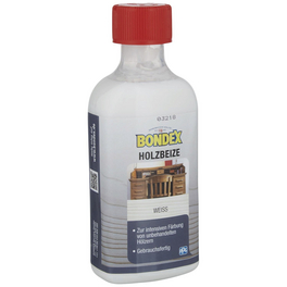 Holzbeize, weiß, lasierend, 0.25l