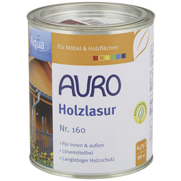Holzlasur »Aqua«, für innen & außen, 0,75 l, braun, untergrundabhängig