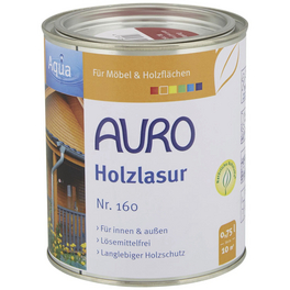 Holzlasur »Aqua«, für innen & außen, 0,75 l, Dunkelrot, seidenglänzend
