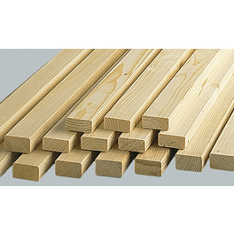 Holzlatte, Fichte / Tanne, BxH: 2,4 x 7,4 cm, glatt
