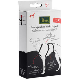 Hunde-Sicherheitsgurt, S-M, Nylon, rot