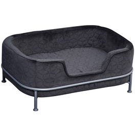 Hunde-Sofa, BxL: 43 x 8 cm, grau/silberfarben
