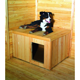 Hundehütte, BxHxT: 108 x 69 x 89 cm, natur