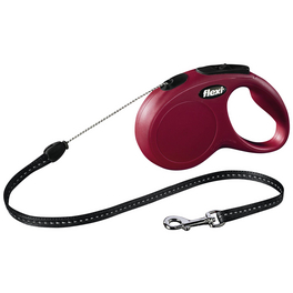 TAIAN Nylon-Hundeleine 1,5 M – Robuste Leine Für Kleine, Mittlere & Große Hunde, Mit Drehbarem Clip, Rot