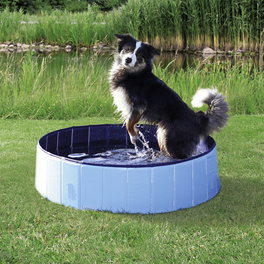 Hundepool, Ø: 120 cm, blau/hellblau