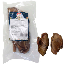 Hundesnack »Schweineohren XXL«, 195 g, Einzelfuttermittel, 100 % Fleisch, schonend getrocknet