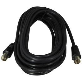 IEC-Anschlusskabel, 5 m, 75 Ohm, 75 db, Schwarz