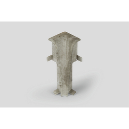 Innenecken, für Sockelleiste (6 cm), Dekor: Stein weiß, Kunststoff, 2 Stück
