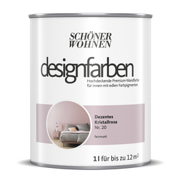 Innenfarbe »Designfarben«, Dezentes Kristallrosa, matt