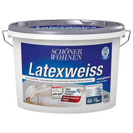 Innenfarbe »Latexweiss«, weiß, seidenglänzend Innenfarbe »Latexweiss«, weiß, seidenglänzend