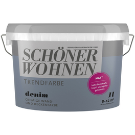 Innenfarbe »Trendfarbe«, Denim, matt