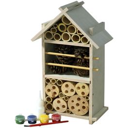 Insektenhotel-Bausatz, natur, Holz, inkl. Füllung Insektenhotel-Bausatz, natur, Holz, inkl. Füllung