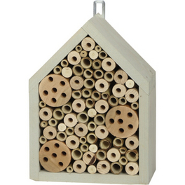 Insektenhotel »Solin«, BxHxT: 18 x 25 x 10 cm, grau/natur Insektenhotel »Solin«, BxHxT: 18 x 25 x 10 cm, grau/natur