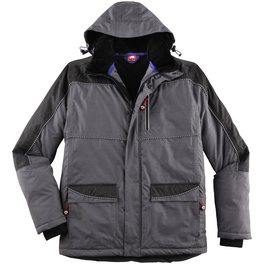 Jacke, grau/schwarz, polyamid_pa/Polyester, Gr. M