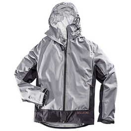 Jacke, grau/schwarz, Polyester, Gr. XXL