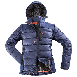 Jacke, marine, Elastan/Polyester, Gr. L
