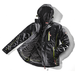 Jacke, schwarz, Elastan/Polyester, Gr. 122/128