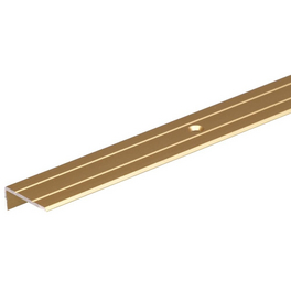 Kantenschutzprofil, LxBxH: 1000 x 10 x 24,5 x 1,5 mm, goldfarben