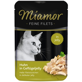 Katzen Nassfutter »Feine Filets in Jelly«, 24 Beutel à 100 g