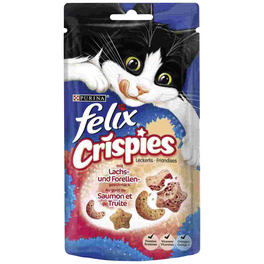 Katzensnack »Crispies «, Lachs/Forelle, 45 g