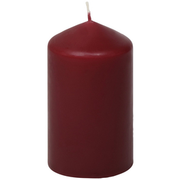 Kerze »glatte Ware«, altrot, einfarbig, 1 Stück