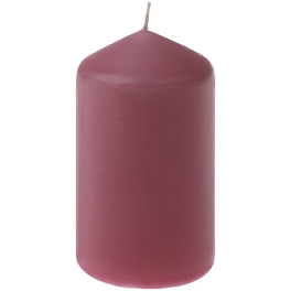 Kerze »glatte Ware«, rot, einfarbig, 1 Stück